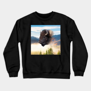 European bison Crewneck Sweatshirt